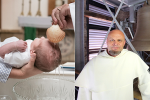 Vienuolis primena tėvams tikrąją Krikšto sakramento reikšmę: atsiranda gyvenimo tikslas