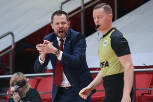 Į LKL pusfinalį be problemų patekusio „Ryto“ klubo treneris G.Žibėnas: „Man patinka tokiu būdu klysti“