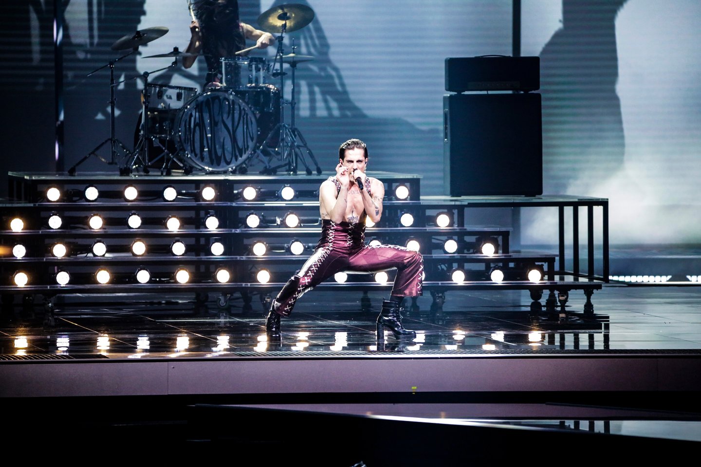 Italijos pasirodymas „Eurovizijos“ scenoje.<br>EBU / ANDRES PUTTING nuotr.