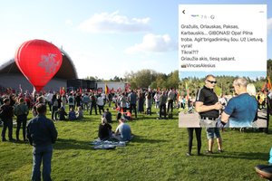 Buvęs gaujos „Vilniaus brigada“ smogikas, pravarde Gibonas, tapo kovotoju už tradicinę šeimą