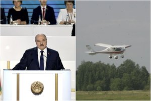 A. Lukašenkos veiksmai priminė lietuvio akistatą su šturmo lėktuvu: privertė tūpti kariniame aerodrome 