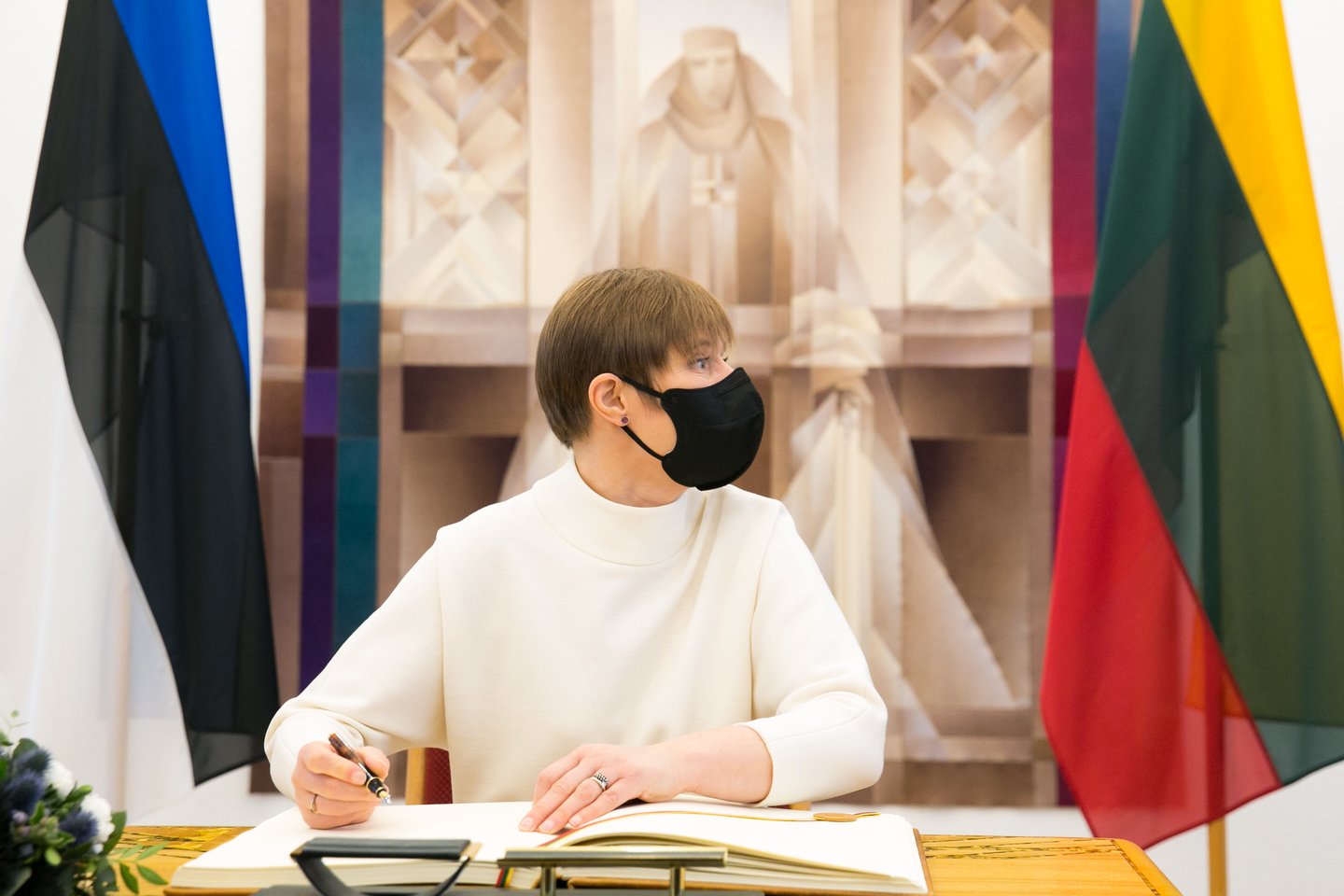 Estijos Prezidentė Kersti Kaljulaid <br>T.Bauro nuotr.