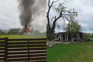 Į kaimą Alytaus rajone vos spėję grįžti emigrantai patyrė baisią nelaimę