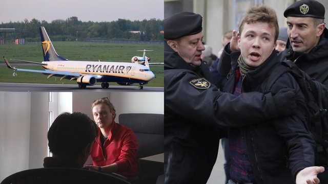 Minske sulaikytosios S. Sapegos draugas: ji išlaipinta iš lėktuvo tik dėl artimo ryšio su R. Pratasevičiumi
