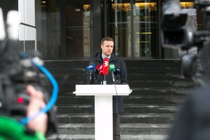 Situaciją dėl Minske nutupdyto lėktuvo G. Landsbergis aptarė su JAV valstybės sekretoriaus pavaduotoju