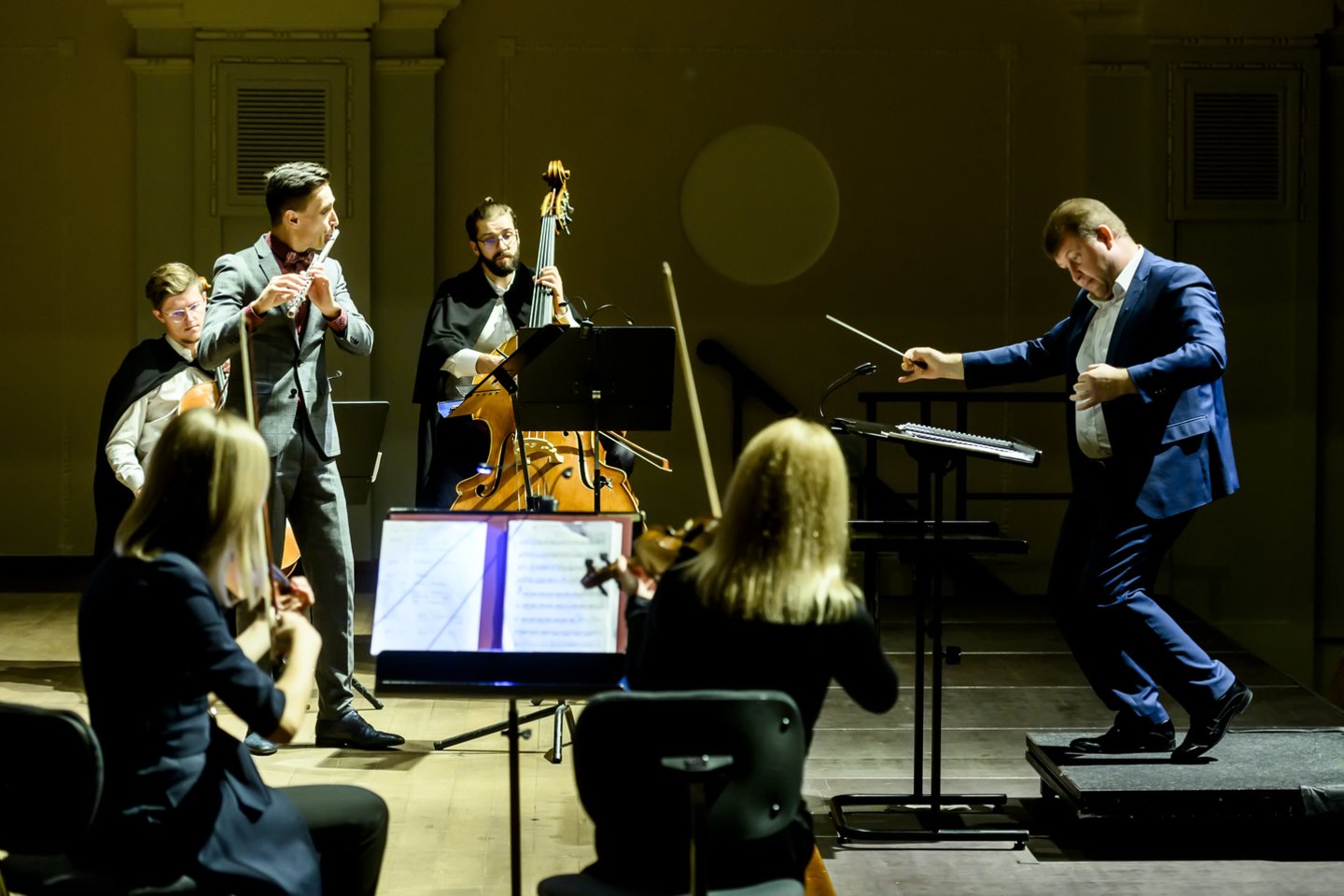 R.Beinaris – ansamblio „Musica humana“ meno vadovas ir dirigentas.<br> D.Matvejevo nuotr.