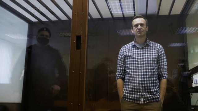 Kalinamam Kremliaus kritikui A. Navalnui iškeltos trys naujos baudžiamosios bylos