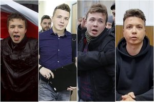 Į Minsko režimo akiratį patekęs R. Pratasevičius jau Graikijoje elgėsi kitaip: jo tėvui atkeršyta dar anksčiau