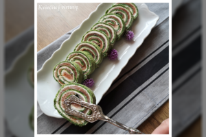 Vyniotinis su lašiša: užkandis, kuris sužavės visus