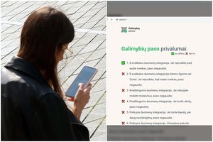 Sukurtos klaidinančios Galimybių paso svetainės, vienos iš jų pėdsakai veda link žinomo antiskiepininko