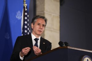 JAV žada vėl atidaryti konsulatą Jeruzalėje, teikti paramą Gazos Ruožui