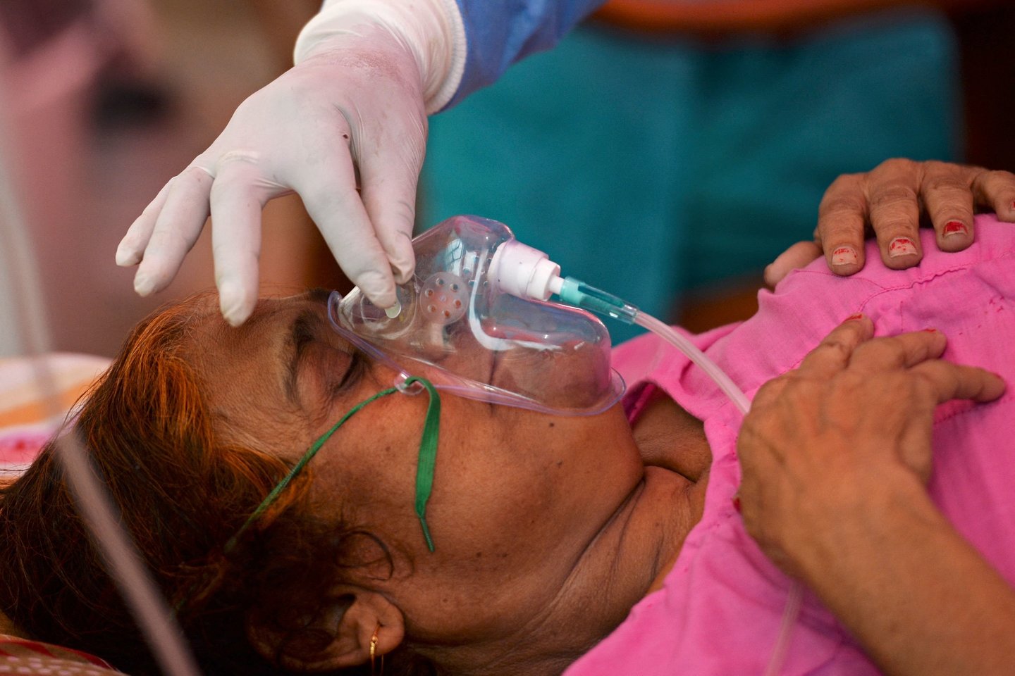 Indijai koronavirusas smogė didžiule jėga.<br>AFP/Scanpix nuotr.