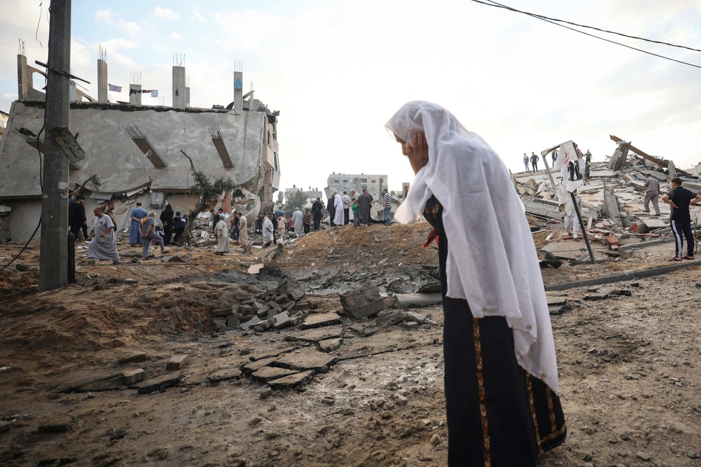 Suniokiotas Gazos ruožas.<br>AFP/Scanpix nuotr.