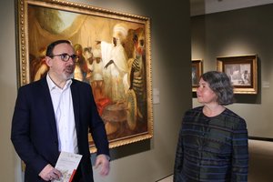 Kartu su legendinio tapytojo paroda auksu sužibo senieji Chodkevičių rūmai