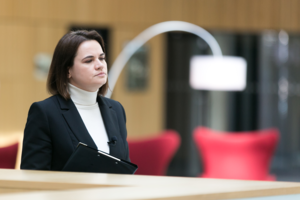 S. Cichanouskaja šeštadienį organizuoja tarptautinę solidarumo su baltarusiais akciją