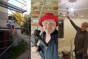 Per karantiną scenos įžymybės darbavosi atsuktuvais, grąžtais ir teptukais