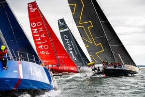 Istorinis startas Lietuvai: „Ambersail-2“ komanda pradeda kovą „The Ocean Race Europe“ varžybose
