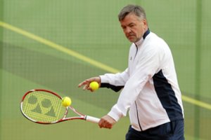 Garsus šalies teniso treneris R. Balžekas profesiją būtų keitęs į muzikanto arba diplomato
