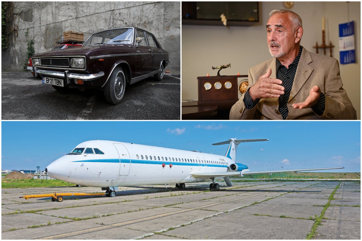 Rumunijos diktatoriaus Nicolae Ceausescu lėktuvas ir limuzinas aukcione parduoti už keliskart didesnę nei pradinė kaina.<br> "AFP/Scanpix" nuotr.