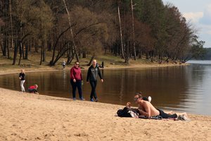 Kauno paplūdimiuose budintiems gelbėtojams tiesioginio darbo nedaug – yra kitokių užsiėmimų
