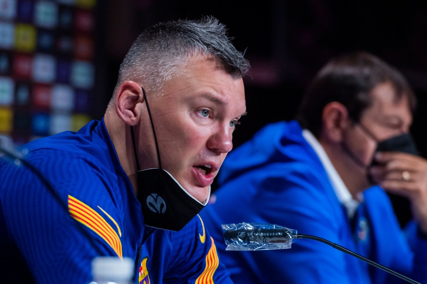 Š.Jasikevičiaus nusiteikė sunkiam finalui.<br>„Barca Basket“ nuotr.