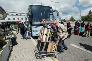 Iš Čekijos išsiųsti Rusijos diplomatai palieka Prahą