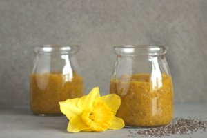 Mango ir ispaninių šalavijų sėklų pudingas: greita, paprasta, sveika ir gardu