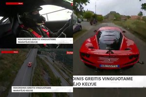 Italų lenktynininkas pagerino greičio rekordą ir žada sukurti dar vieną: yra viena būtina sąlyga