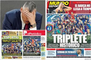 Katalonijos reakcija į Šaro ir „Barcelona“ pralaimėjimą: futbolininkių šešėlis ir religingas tikėjimas „auksiniu berniuku“