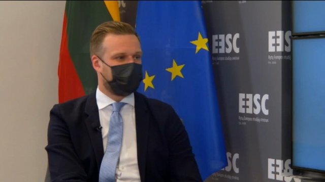„Lietuvos užsienio politikos akiračiai“: G. Landsbergis pasisakė apie procesus Baltarusijoje