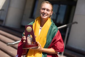 Į Lietuvą grįžusi golfo žaidėja G. B. Starkutė: „Sezono pabaiga buvo nenusakoma“