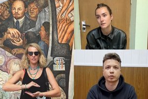 Ksenija Sobčiak išliejo pyktį dėl sulaikytųjų Ramano Pratasevičiaus ir Sofijos Sapegos