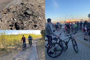 Dviračių takas į Kuršių neriją toliau neremontuojamas – primena jau atokaus kaimo šunkelį