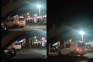 Užfiksavo pareigūnus, net nestabtelėjusius prie „Stop“ ženklo – policija pradėjo tyrimą dėl kolegų veiksmų