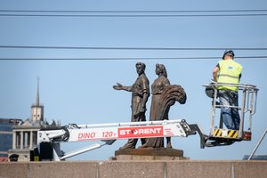 Nacionalinis muziejus Žaliojo tilto skulptūras ketina eksponuoti buvusioje areštinėje