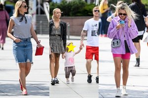 Vilniaus centrą užplūdo vasaros išsiilgę stileivos: karaliauja apnuogintos kojos