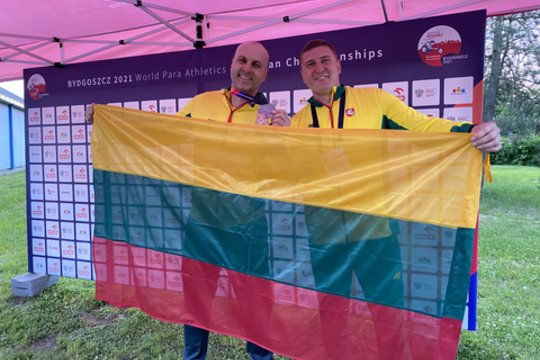 Lietuvos paralimpietis Jonas Spudis – Europos vicečempionas