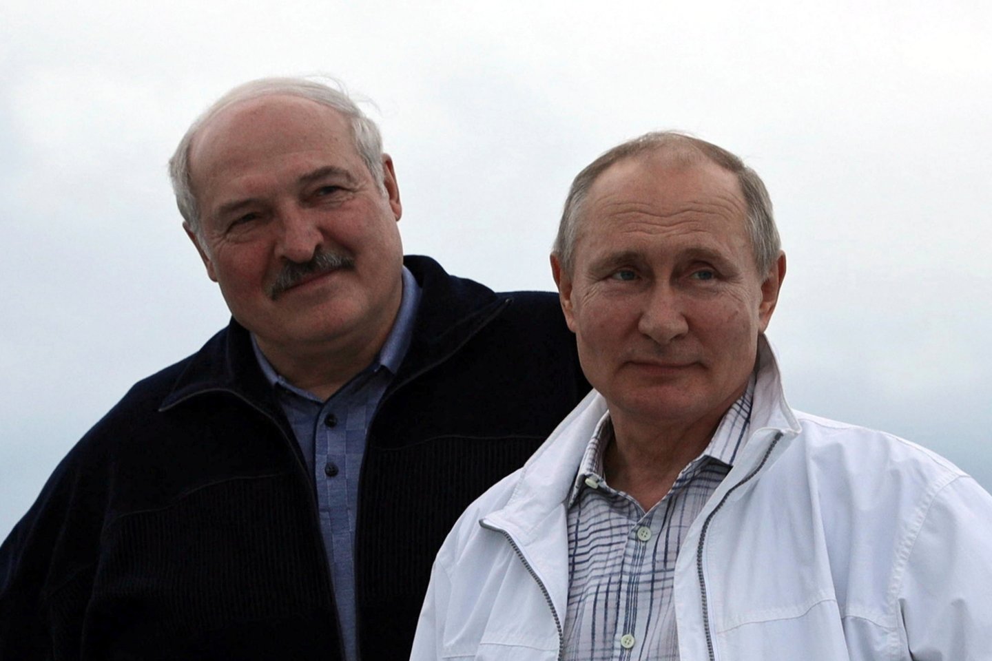  V.Putinas ir A.Lukašenka.<br> Reuters/Scanpix nuotr.