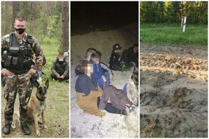 Pasienyje su Baltarusija sulaikyti 52 neteisėti migrantai