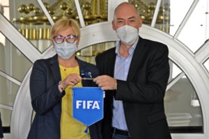 Sporto ministrė J. Šiugždinienė: „Neabejoju, kad Lietuva pateisins FIFA suteiktą pasitikėjimą“