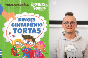 T. Dirgėlos personažai Domas ir Tomas šįkart kviečia į detektyvą pasinerti mažiausius skaitytojus