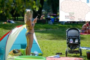 Suvalkijos miestą titulavo Tėvo dienos orų rekordų sostine: kepino kaitra, skandino lietūs ir siautė vėjai