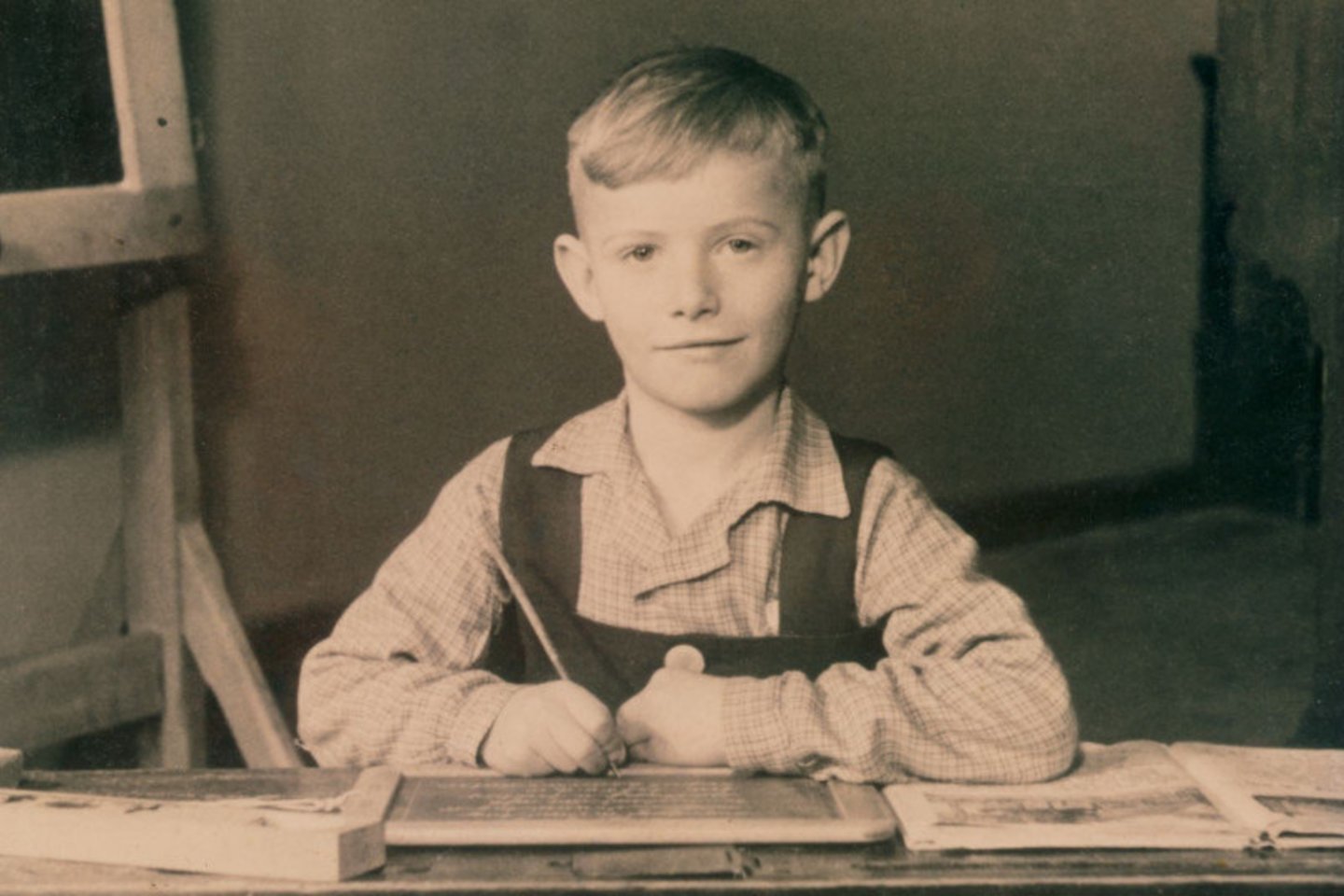 Vienas Vilko vaikų Olafas Pasenau (Osterodė, 1943–1944 m.).<br>Nuotr. iš šeimos archyvo
