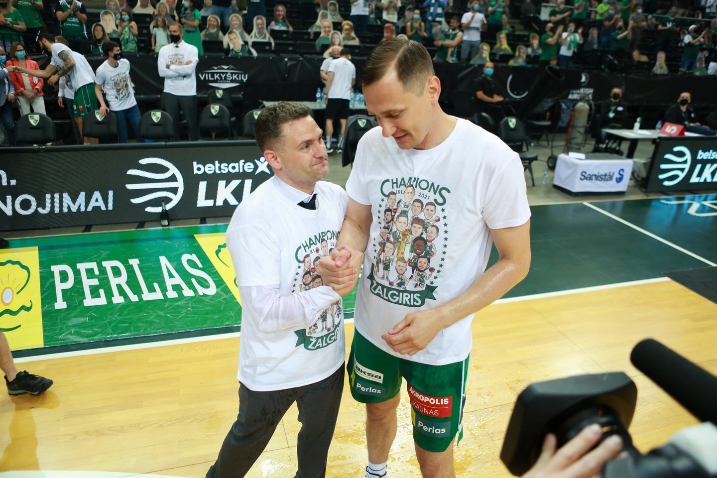 Kauno „Žalgiris“ tapo čempionu.<br>G.Bitvinsko nuotr.