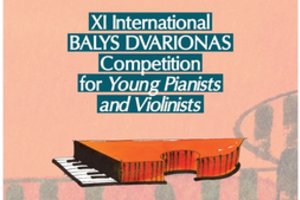 Prasideda XI Tarptautinis Balio Dvariono jaunųjų pianistų ir smuikininkų konkursas