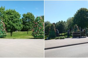 Kėdainiuose – dar daugiau gėlių: statomos specialios klombos ir lauko vazonai