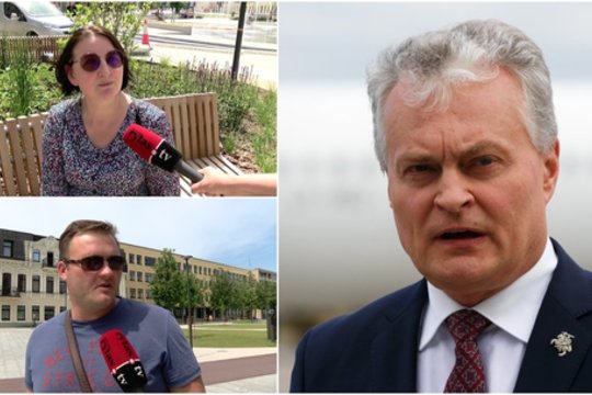 Gyventojų nuomonė apie G. Nausėdą skiriasi: vieni piktinasi, kiti – didžiuojasi darbais