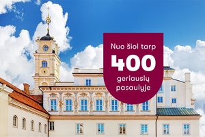 VU užėmė rekordiškai aukštą vietą tarp pasaulio universitetų