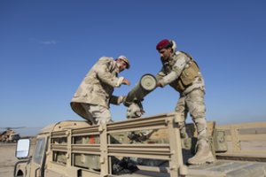 Irake į bazę, kur esama JAV kontraktininkų, paleistos penkios raketos