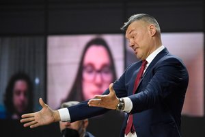 Vėl prie sienos priremtas Šaras liko nepatenkintas ne tik auklėtinių, bet ir savo darbu: „Man nepavyko“